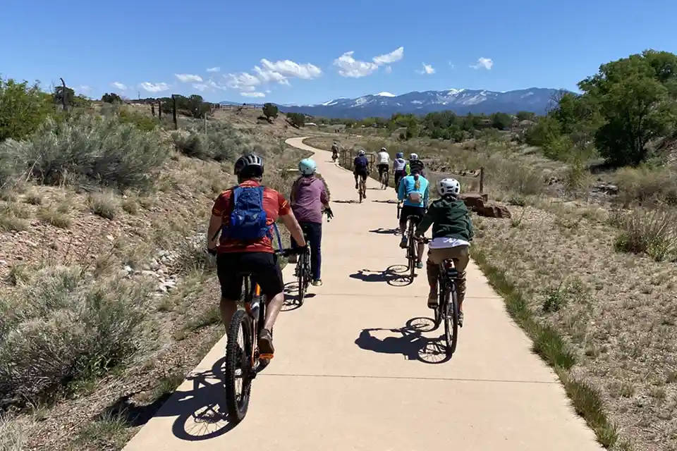 cyclists-trail Cerrillos Hills State Park