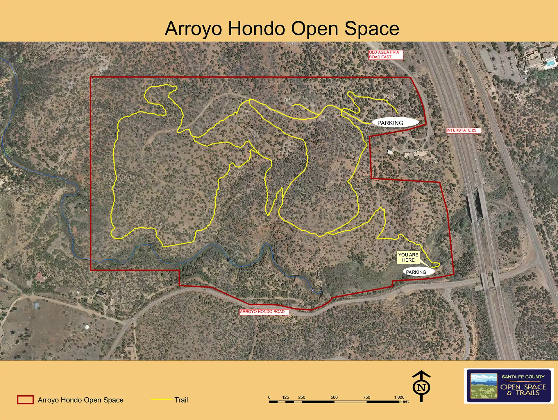 Arroyo Hondo Open Space MAP 1-2014