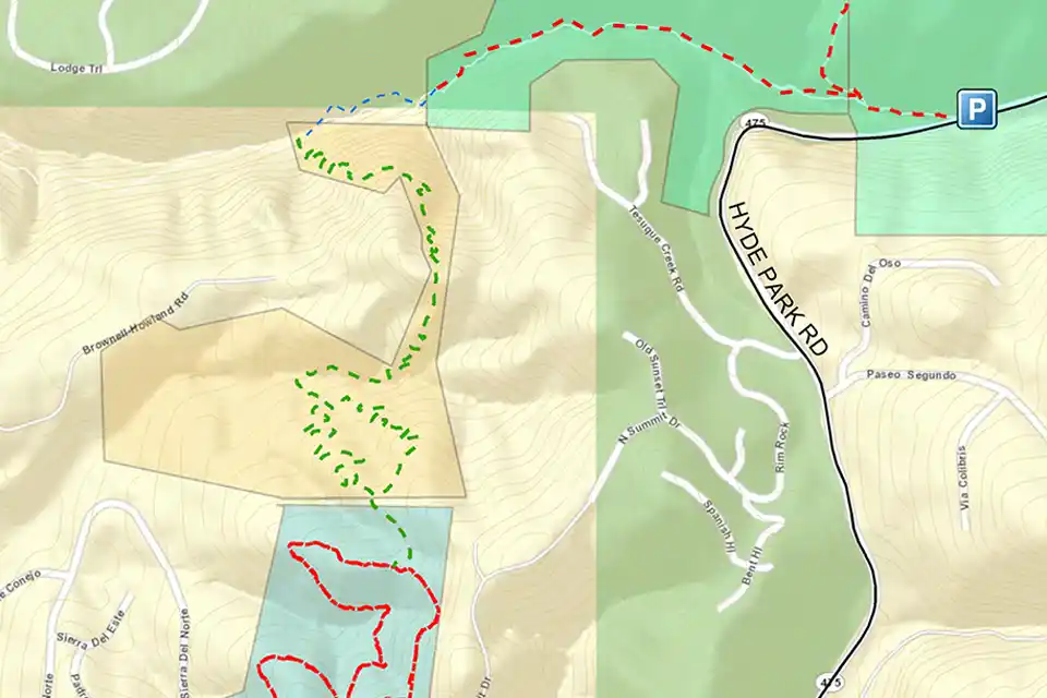 La Piedra Trail Connection La Piedra Trail Connection